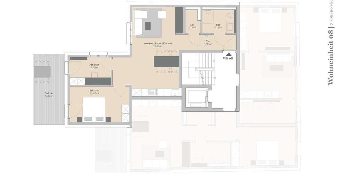 Etagenwohnung Frechen Bachem - 3 Zimmer, 72 m&sup2;, 419.800&euro; | Angebot:23555562