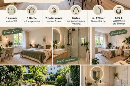 Wohnung Düsseldorf Pempelfort - 5 Zimmer, 120 m&sup2;, 680&euro; | Angebot:27609144