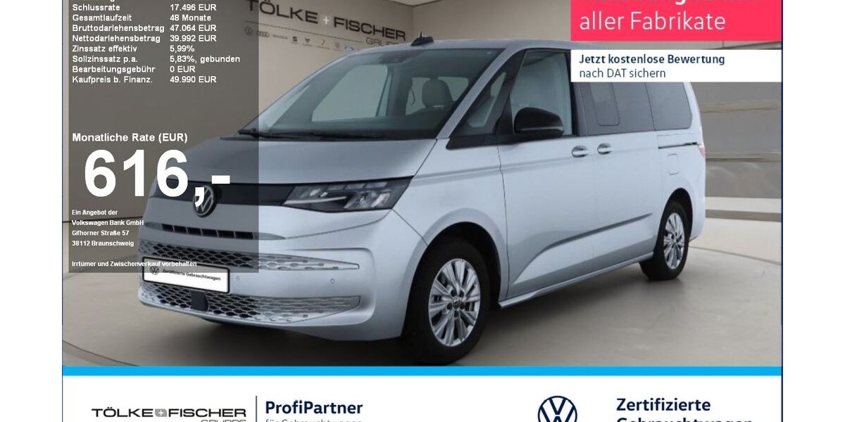 VW T7 Multivan 12.969 km 47.969 &euro; Krefeld 47805