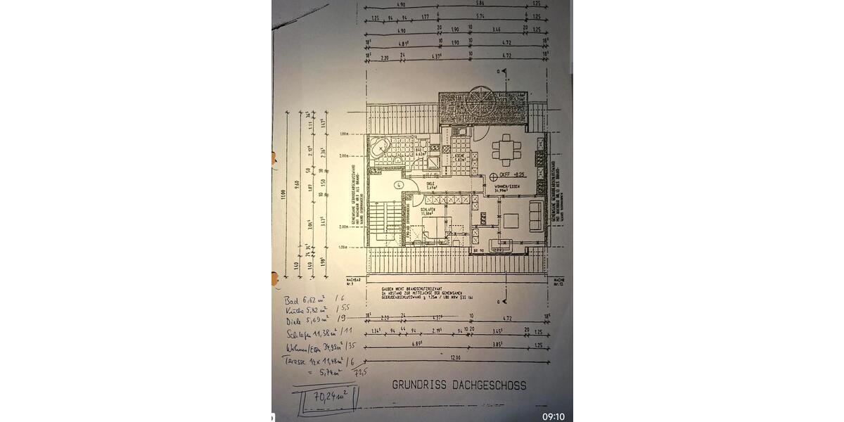 Dachgeschoßwohnung Neuss Furth-Mitte - 2 Zimmer, 70 m&sup2;, 247.000&euro; | Angebot:26165906