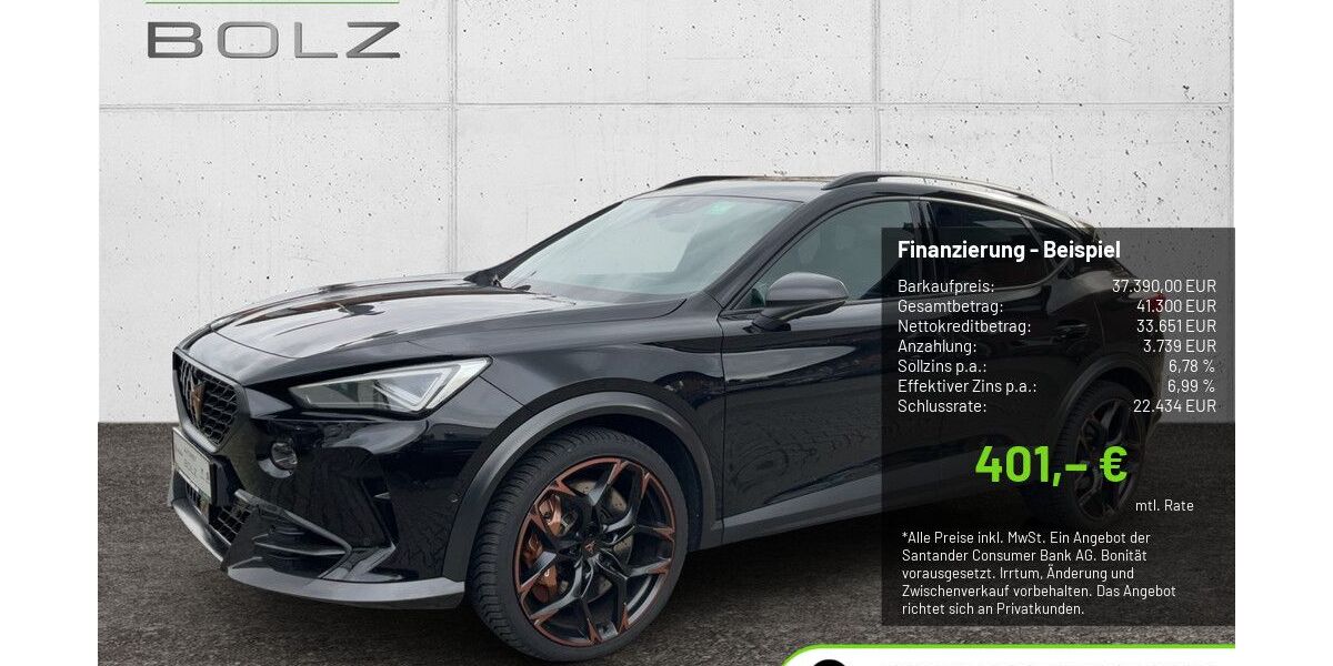 Cupra Formentor 54.396 km 37.390 &euro; Pulheim-Brauweiler 50259