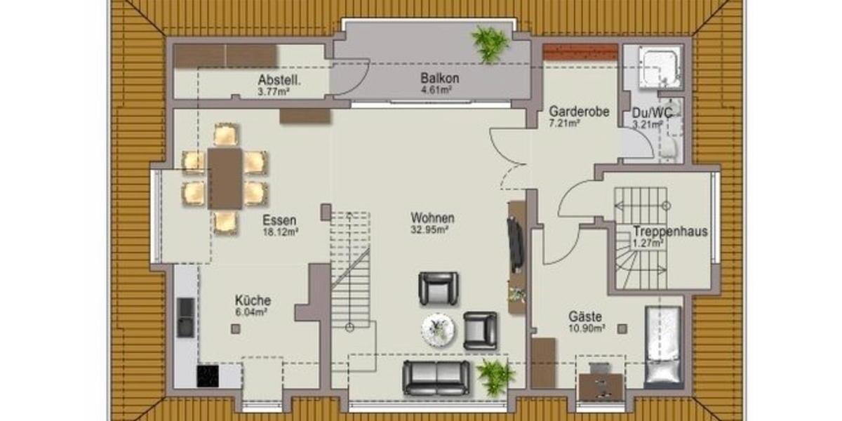 Maisonettenwohnung Meerbusch Necklenbroich - 3 Zimmer, 118 m&sup2;, 2.125&euro; | Angebot:26248397