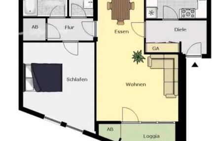 Wohnung Düsseldorf Stadtbezirk 8 - 2 Zimmer, 70 m&sup2;, 1.340&euro; | Angebot:25960270