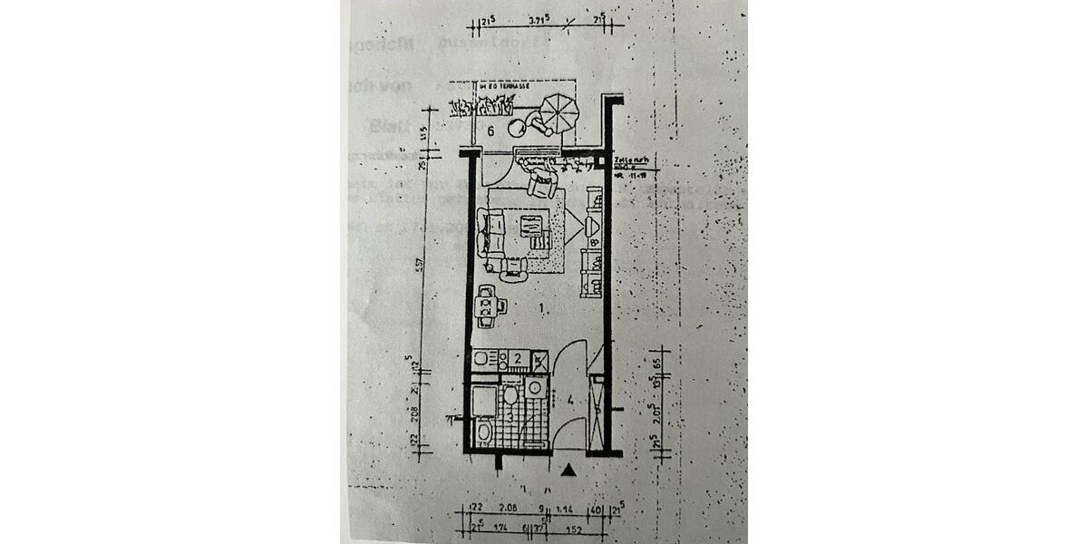 Etagenwohnung Düsseldorf Stadtbezirk 7 - 1 Zimmer, 31 m&sup2;, 775&euro; | Angebot:25843079