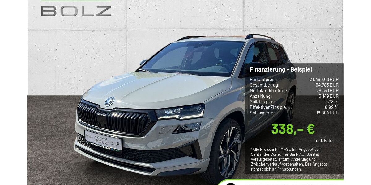 Skoda Karoq 56.101 km 31.490 &euro; Pulheim-Brauweiler 50259