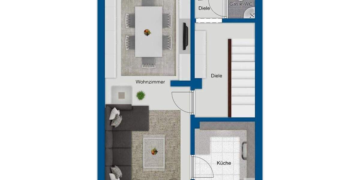 Reihenmittelhaus Bergheim Quadrath-Ichendorf - 5 Zimmer, 100 m&sup2;, 325.000&euro; | Angebot:25709828