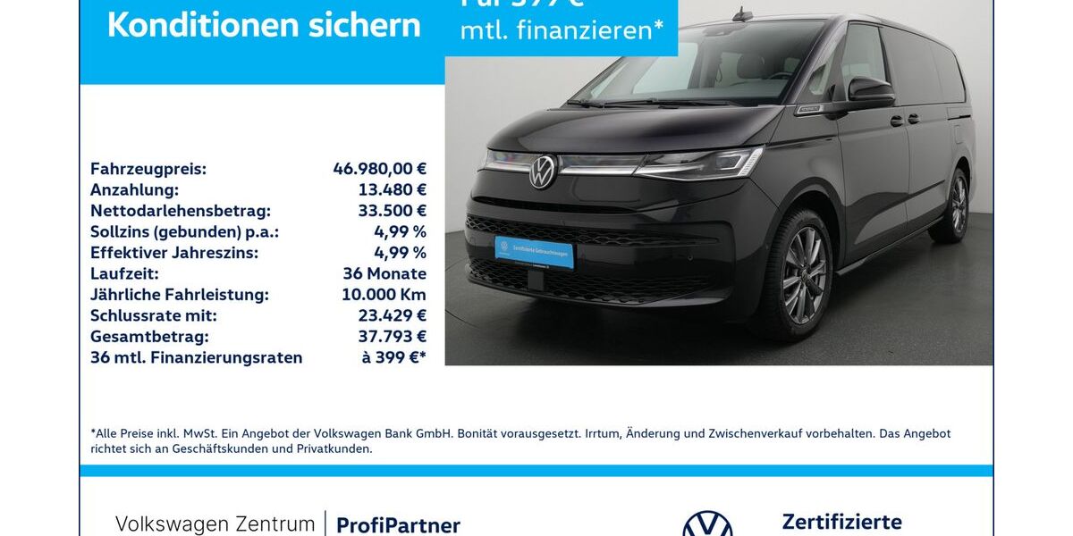 VW T7 Multivan 53.351 km 46.480 &euro; Leverkusen 51379