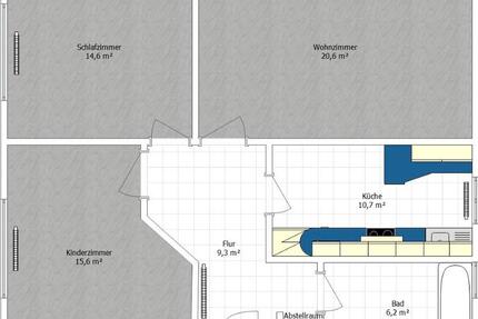 Wohnung Bergheim - 3 Zimmer, 78 m&sup2;, 229.000&euro; | Angebot:26169704