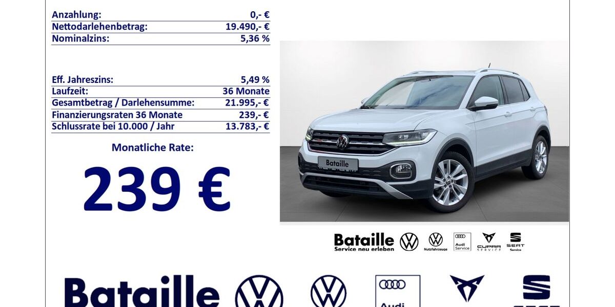 VW T-Cross 29.275 km 18.970 &euro; Jülich 52428