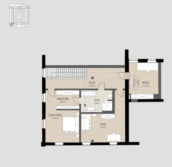 Etagenwohnung Willich Schiefbahn - 4 Zimmer, 193 m&sup2;, 1.428.399&euro; | Angebot:25685771