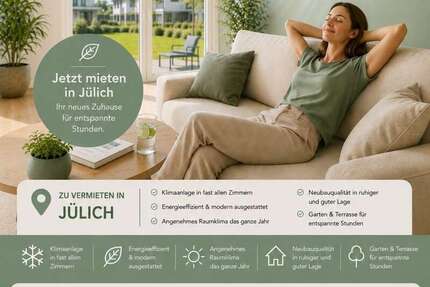 Haus Jülich - 5 Zimmer, 145 m&sup2;, 2.100&euro; | Angebot:26717541