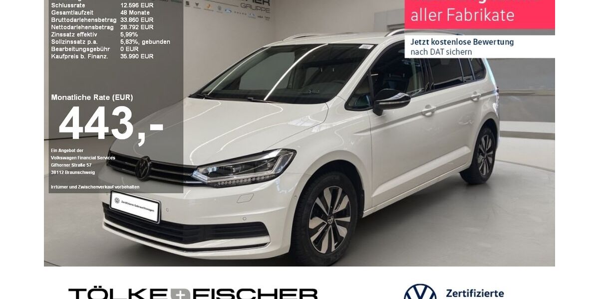 VW Touran 15.145 km 33.987 &euro; Krefeld 47805