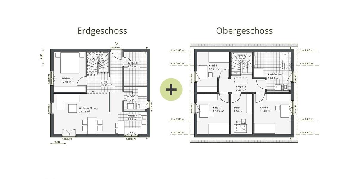 Einfamilienhaus Langenfeld (Rheinland) - 5 Zimmer, 136 m&sup2;, 2.818&euro; | Angebot:25235681