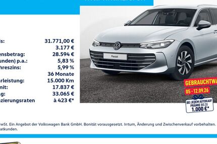 VW Passat 44.615 km 31.771 &euro; Krefeld 47803