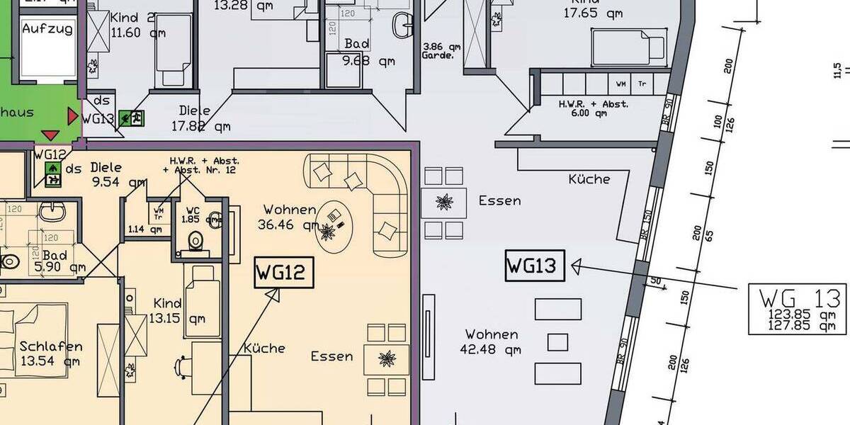 Etagenwohnung Mönchengladbach / Schrievers Schrievers - 4 Zimmer, 128 m&sup2;, 449.000&euro; | Angebot:26127622
