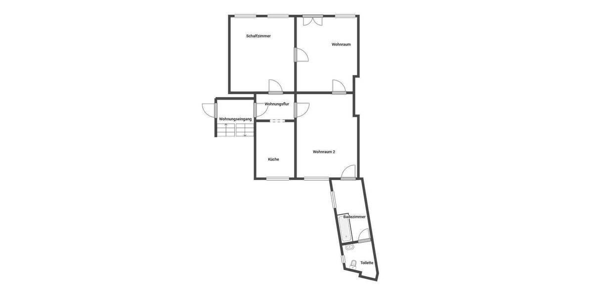 Etagenwohnung Krefeld Stadtmitte - 3 Zimmer, 86 m&sup2;, 825&euro; | Angebot:26247087