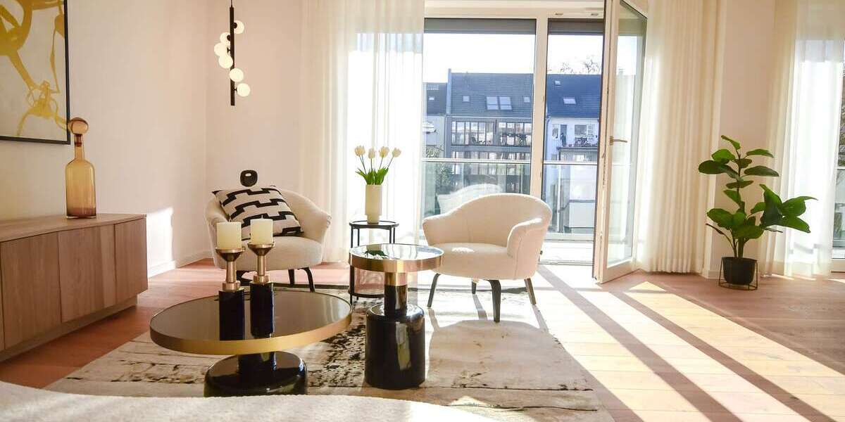 Etagenwohnung Düsseldorf Düsseltal - 2 Zimmer, 82 m&sup2;, 699.000&euro; | Angebot:25991738