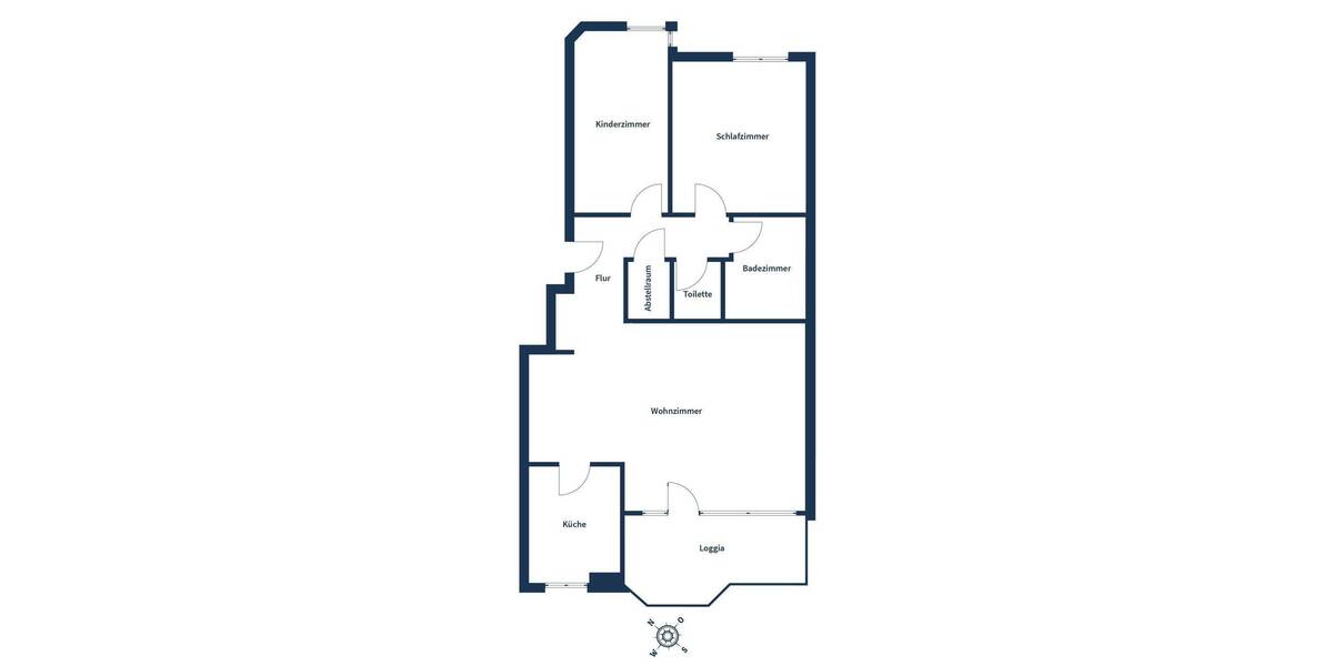 Etagenwohnung Neuss Weissenberg - 3 Zimmer, 80 m&sup2;, 219.000&euro; | Angebot:26157241