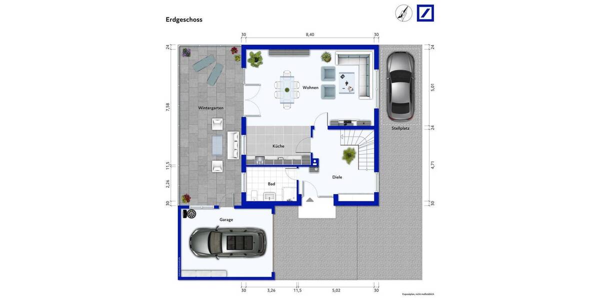 Doppelhaushälfte Düsseldorf Unterrath - 5 Zimmer, 164 m&sup2;, 769.000&euro; | Angebot:26108260