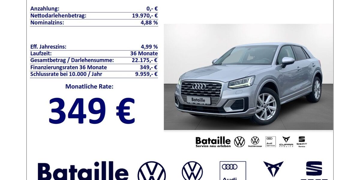 Audi Q2 18.210 km 19.970 &euro; Jülich 52428