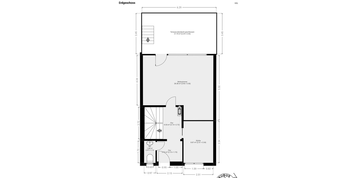 Reihenmittelhaus Grevenbroich Barrenstein - 5 Zimmer, 104 m&sup2;, 369.000&euro; | Angebot:26453260
