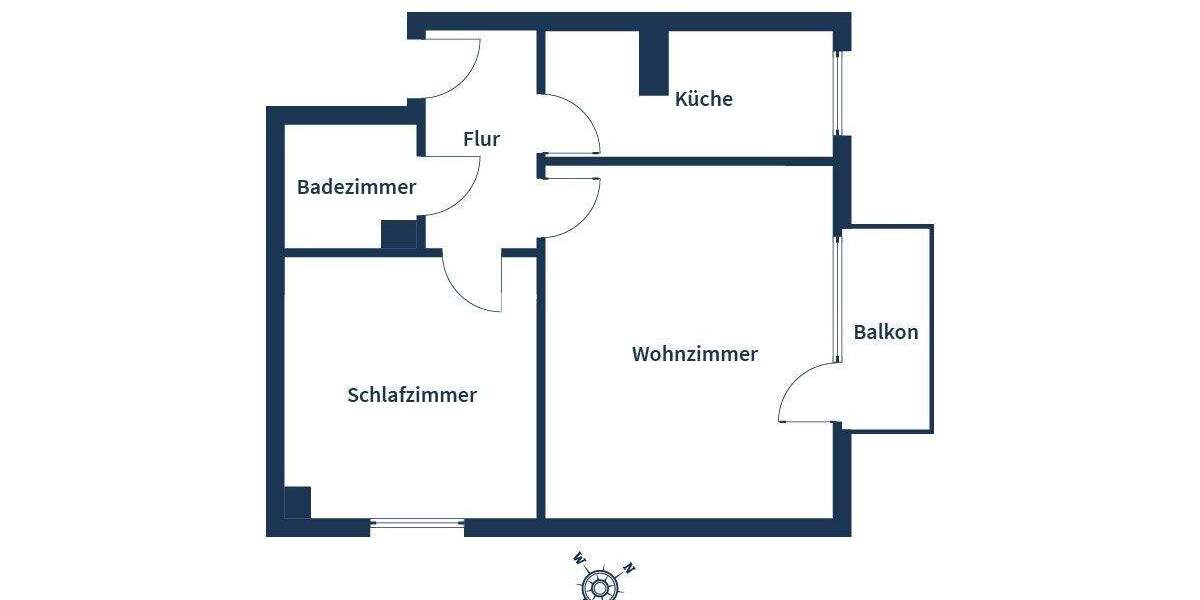 Etagenwohnung Kerpen - 2 Zimmer, 44 m&sup2;, 115.000&euro; | Angebot:25688362