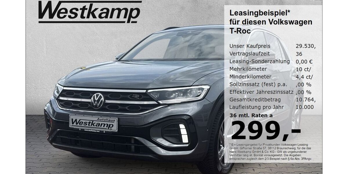 VW T-Roc 10.600 km 29.530 &euro; Frechen 50226