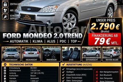 Ford Mondeo 170.251 km 2.790 &euro; Mönchengladbach 41238