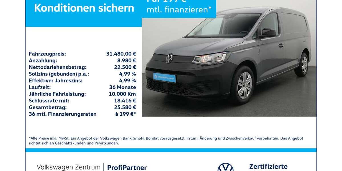 VW Caddy 25.699 km 31.480 &euro; Leverkusen 51379