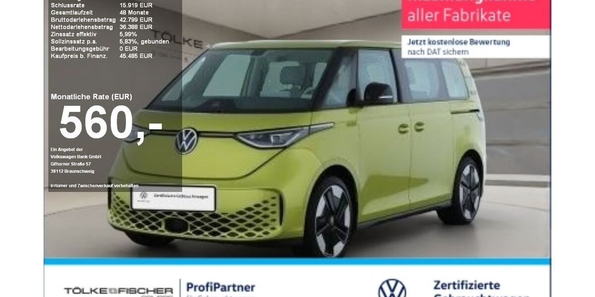 VW ID. Buzz 27.142 km 41.889 &euro; Krefeld 47805