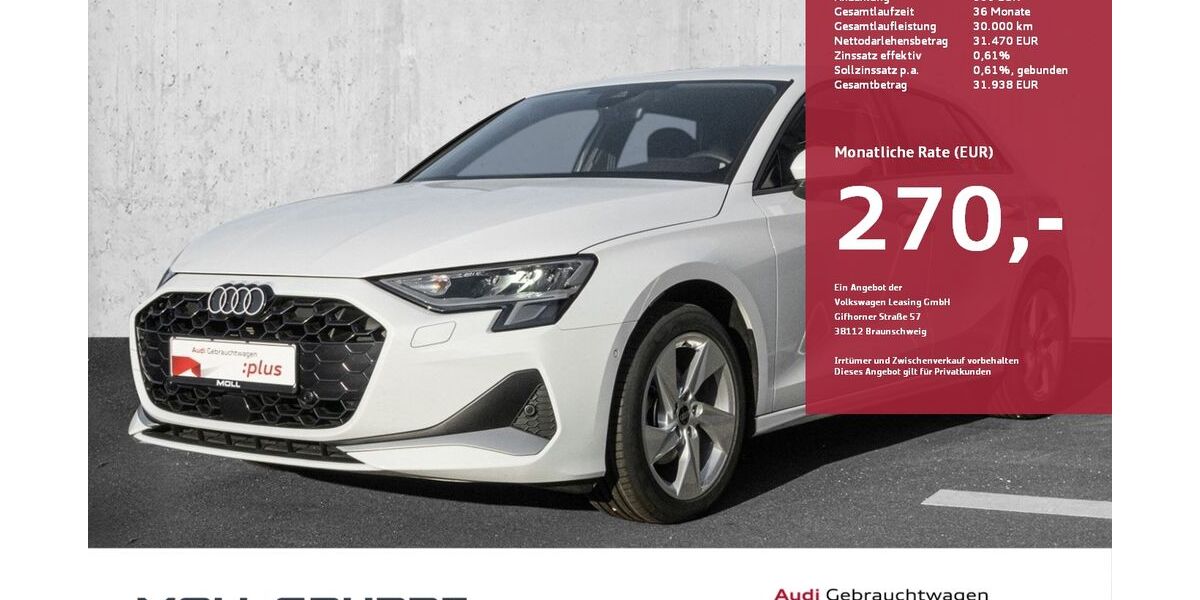 Audi A3 25.390 km 31.250 &euro; Düsseldorf 40549