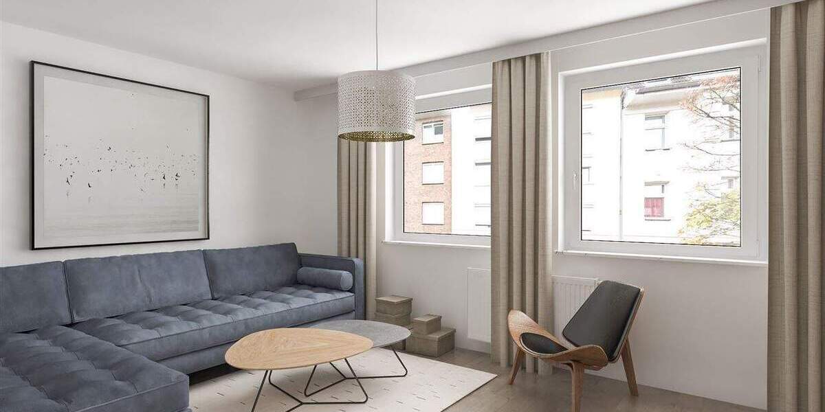 Etagenwohnung Neuss Barbaraviertel - 2 Zimmer, 155.800&euro; | Angebot:25899090