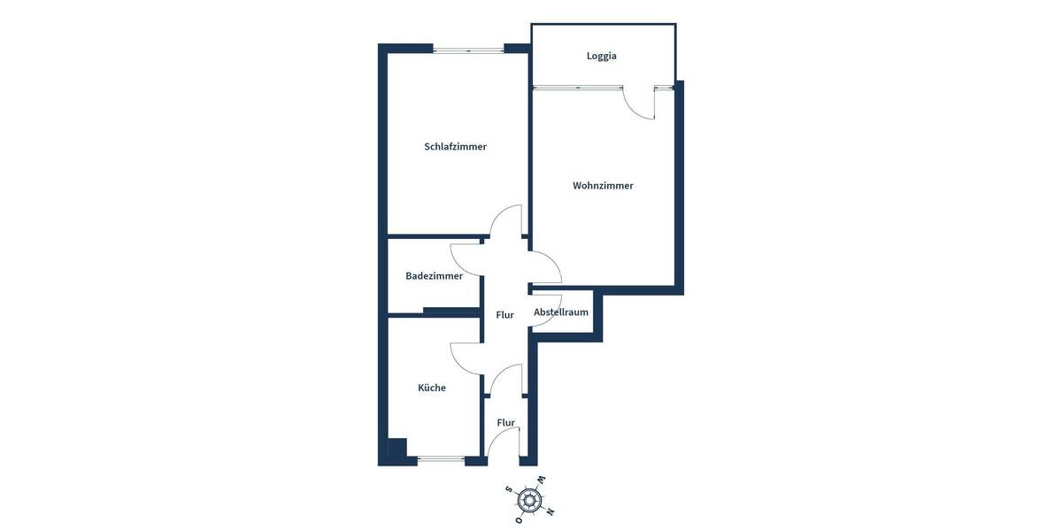 Etagenwohnung Leverkusen Wiesdorf - 2 Zimmer, 58 m&sup2;, 112.500&euro; | Angebot:26117920