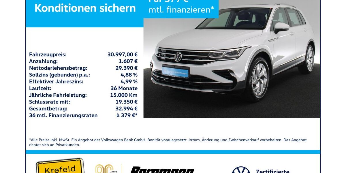VW Tiguan 73.954 km 30.447 &euro; Krefeld 47803