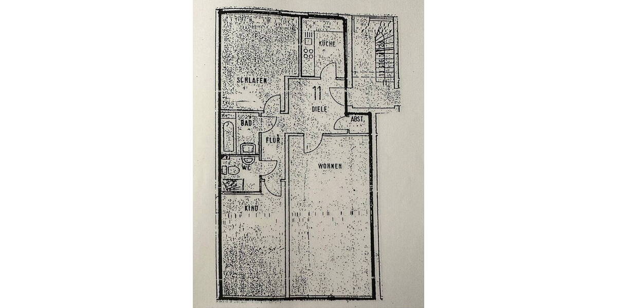 Etagenwohnung Düsseldorf Wersten - 3 Zimmer, 87 m&sup2;, 325.000&euro; | Angebot:26131810