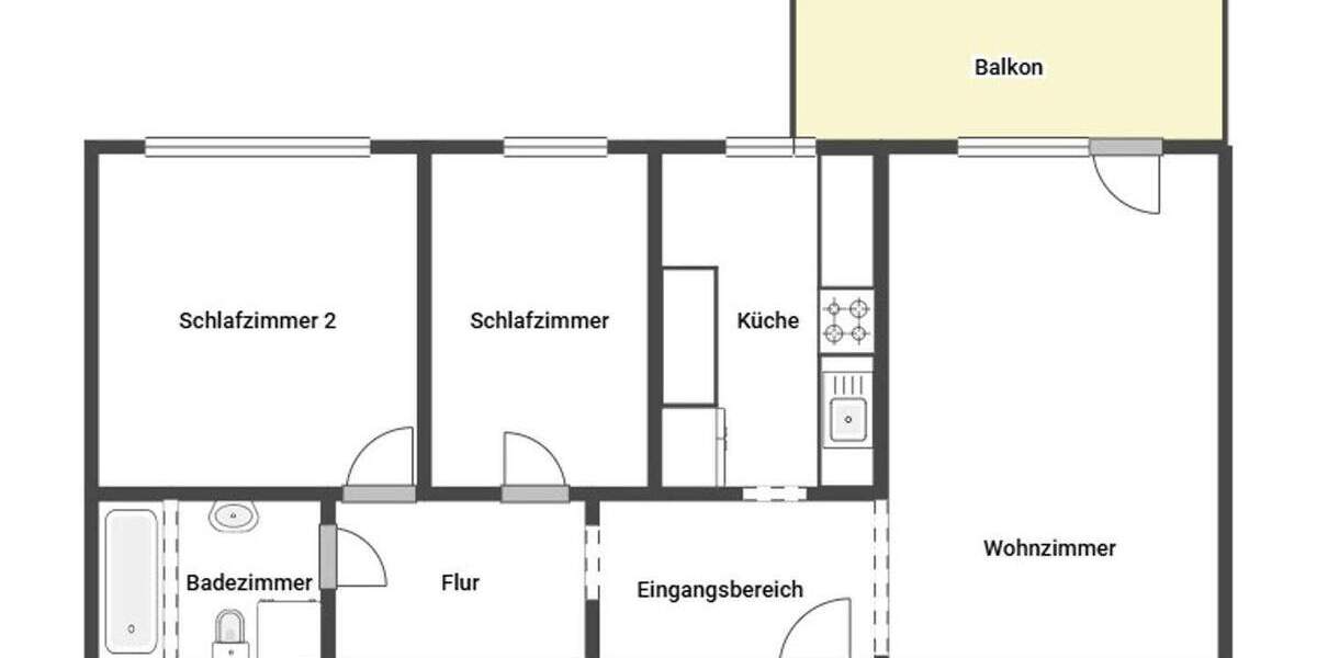 Etagenwohnung Bergheim Ahe - 3 Zimmer, 71 m&sup2;, 78.000&euro; | Angebot:25837353