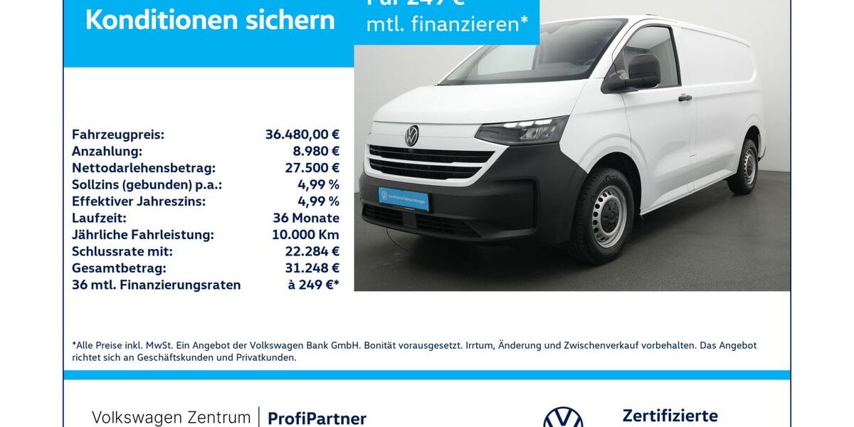 VW T7 Transporter 15.466 km 34.480 &euro; Leverkusen 51379