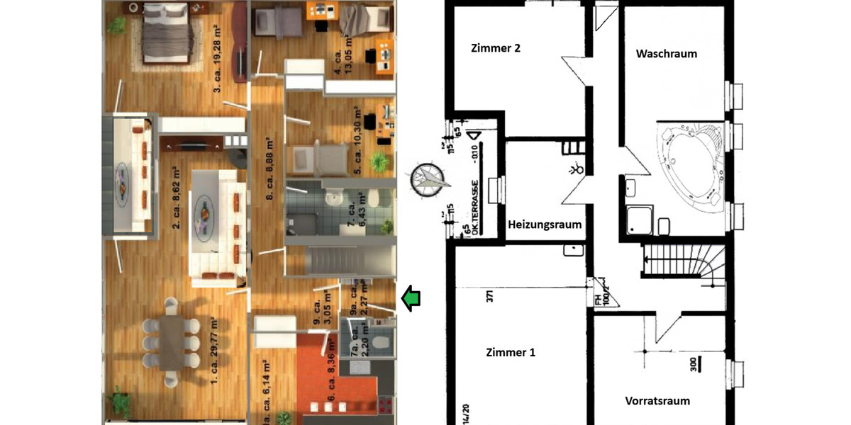 Einfamilienhaus Neuss Erfttal - 4 Zimmer, 122 m&sup2;, 549.000&euro; | Angebot:24609463