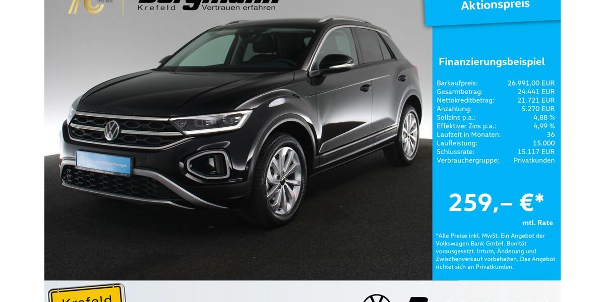VW T-Roc 21.178 km 26.991 &euro; Krefeld 47803