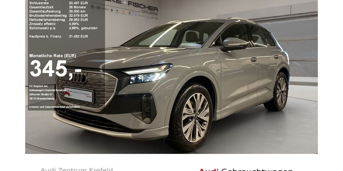 Audi Q4 e-tron 18.999 km 30.997 &euro; Krefeld 47805