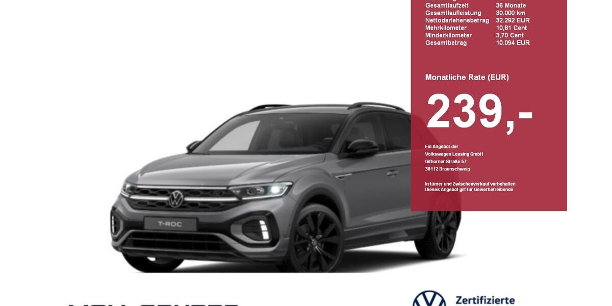 VW T-Roc 10.000 km 43.999 &euro; Kaarst 41564