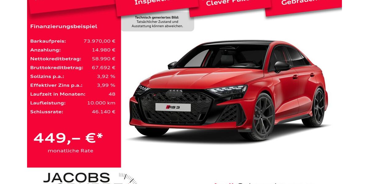 Audi RS3 3.307 km 73.970 &euro; Mönchengladbach 41066